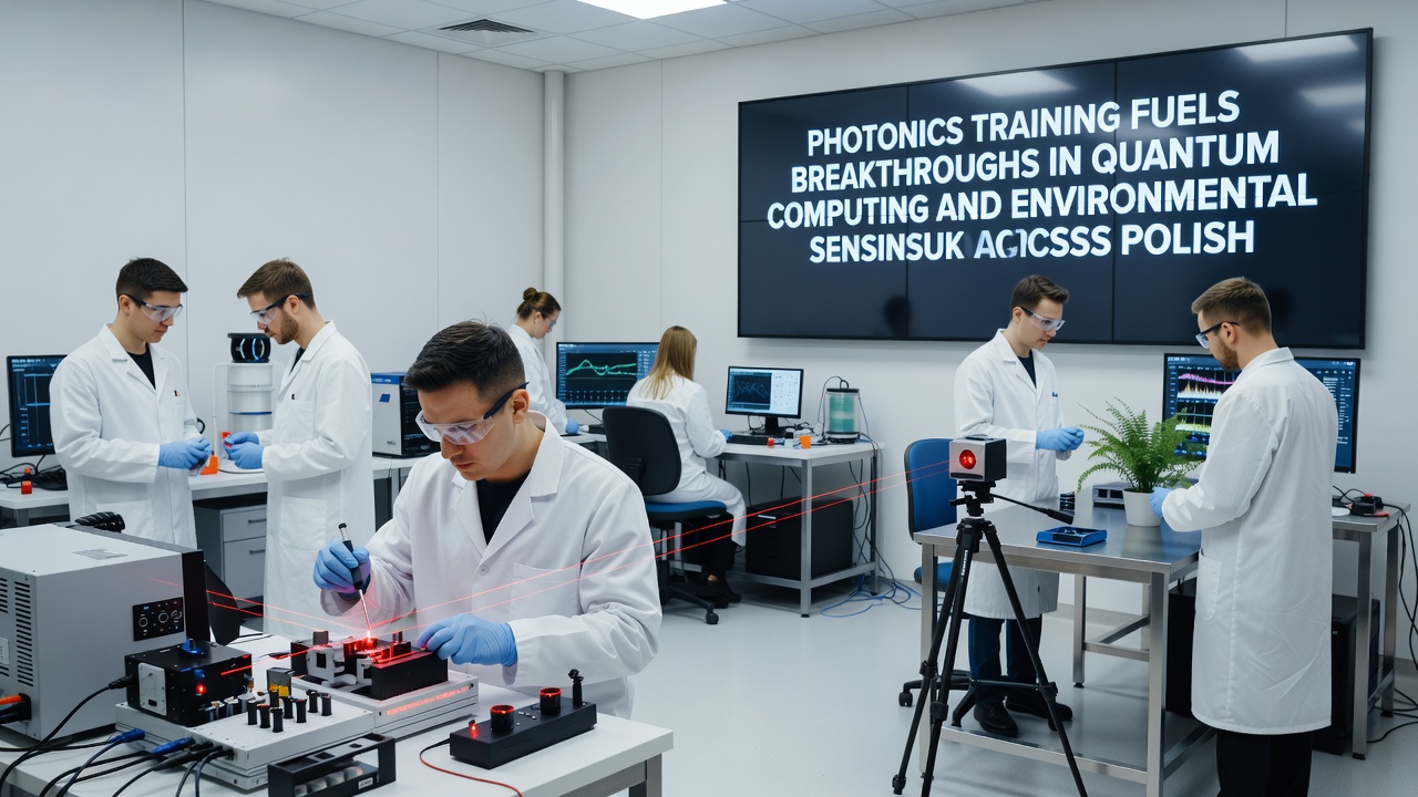 Environmental monitoring equipment using photonic sensors deployed in a field setting in Poland